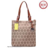 michael kors logo-print groot beige bakken Winkel Enschede 5dklh571